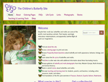 Tablet Screenshot of kidsbutterfly.org